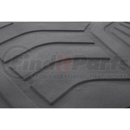 Vaico V58-0021 All-Weather Floor Mats; rubber, black, front and rear