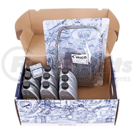 Vaico V252191 Kit, cambio de aceite de caja de cambios automática con aceite