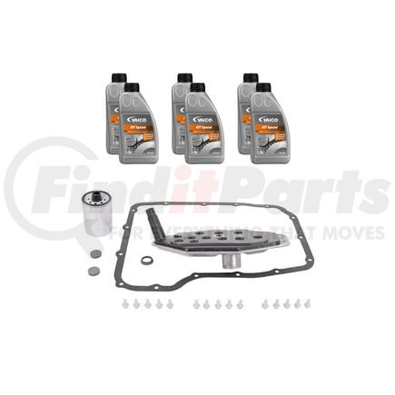 Vaico V330525 Cartridge Filt W/ Seal, Sump Filt, Oil Pan Gasket, Oil (Special 6 ltr), Instl HW