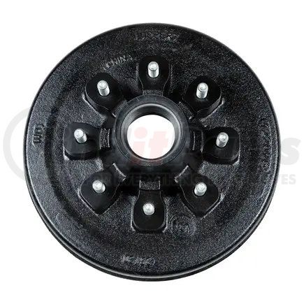 CURT MANUFACTURING 814212 Drum Brake and Hub Assembly - Lippert, 12", 7,000 lbs., 1/2" Stud