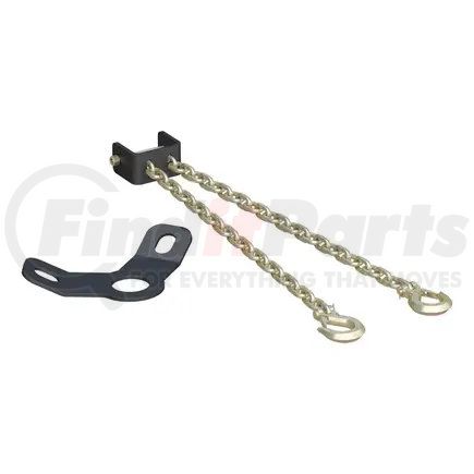 CURT Manufacturing 16614 CURT 16614 CrossWing 5th Wheel Safety Chain Assembly with Gooseneck Anchor Plate