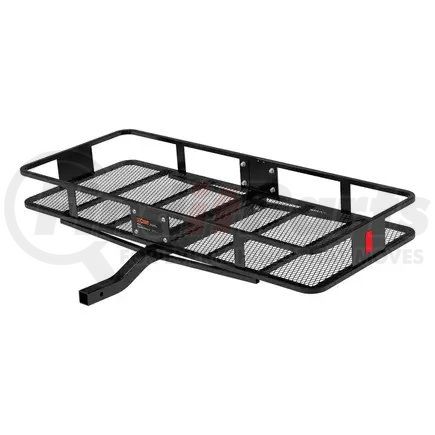 CURT Manufacturing 18152 60in. x 24in. Black Steel Basket Cargo Carrier (Fixed 2in. Shank; 500 lbs.)