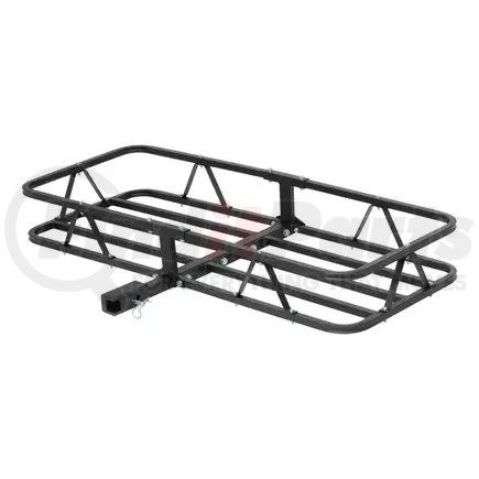 CURT Manufacturing 18145 48in. x 20in. Black Steel Basket Cargo Carrier (1-1/4in.; 2in. Adapter; 500 lbs.