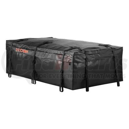 CURT MANUFACTURING 18221 59in. x 34in. x 21in. Weather-Resistant Vinyl Roof Rack Cargo Bag