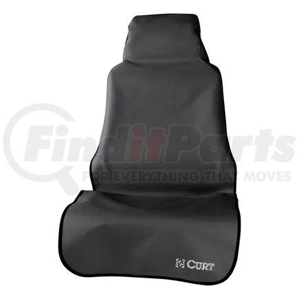 CURT MANUFACTURING 18501 Seat Defender 58in. x 23in. Removable Waterproof Black Bucket Seat Cover