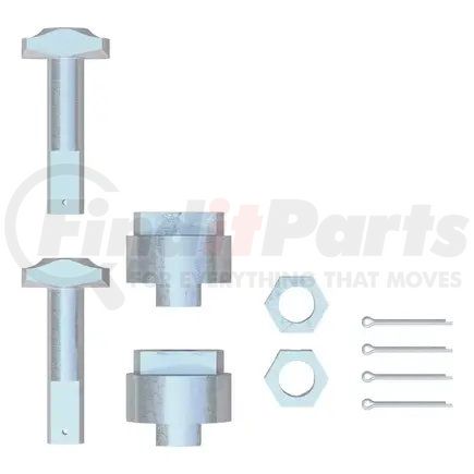 CURT MANUFACTURING 19203 Replacement 5th Wheel Puck System Anchors for Ram (Large; Fits 16021; 16022)
