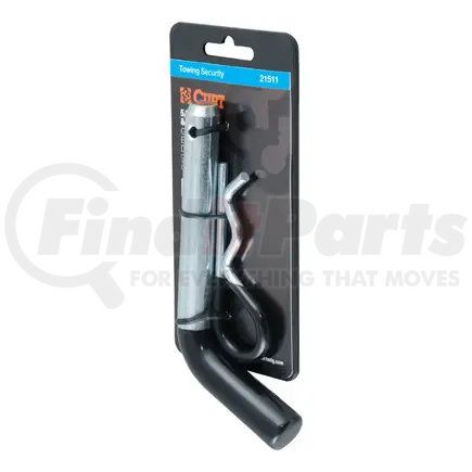 CURT Manufacturing 21511 5/8in. Hitch Pin (2in. Receiver; Zinc with Rubber Grip; Packaged)