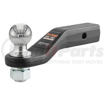CURT Manufacturing 45331 Loaded Forged Ball Mount with 2-5/16in. Ball (2in. Shank; 15;000 lbs.; 2in. Drop
