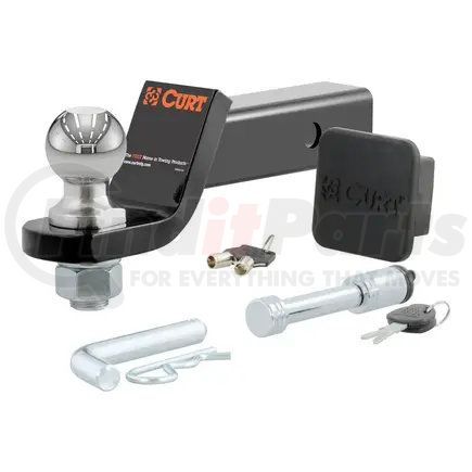 CURT Manufacturing 45534 Towing Starter Kit with 2in. Ball (2in. Shank; 7;500 lbs; 2in. Drop)