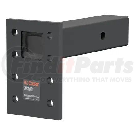 CURT Manufacturing 48329 Adjustable Pintle Mount (2-1/2in. Shank; 18;000 lbs.; 7in. High; 8in. Long)