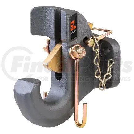 CURT Manufacturing 48505 SecureLatch Pintle Hook (30;000 lbs; 2-1/2in. or 3in. Lunette)