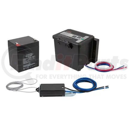 CURT Manufacturing 52044 CURT 52044 Push-to-Test Trailer Breakaway Switch Kit System with Battery
