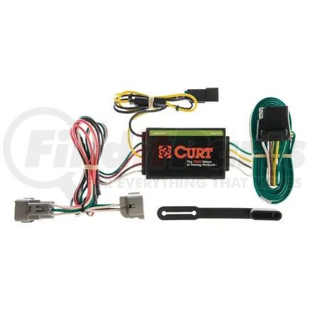 CURT Manufacturing 55260 Custom Wiring Harness; 4-Way Flat Output; Select Jeep Grand Cherokee