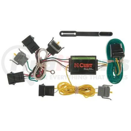 CURT Manufacturing 55343 Custom Wiring; 4-Way Flat; Select E-Series; Escape; Tribute; Sable Wagon