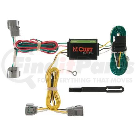 CURT MANUFACTURING 55364 Custom Wiring; 4-Way Flat; Select Dodge Intrepid; Chrysler 300M; Concorde; LHS