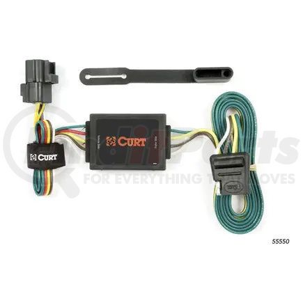 CURT MANUFACTURING 55550 CURT 55550 Vehicle-Side Custom 4-Pin Trailer Wiring Harness; Fits Select Kia Sorento