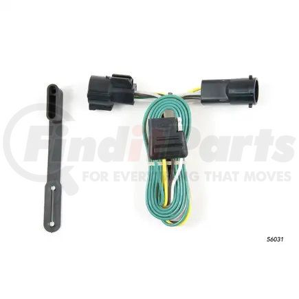CURT Manufacturing 56031 CURT 56031 Vehicle-Side Custom 4-Pin Trailer Wiring Harness; Fits Select Ford F-150