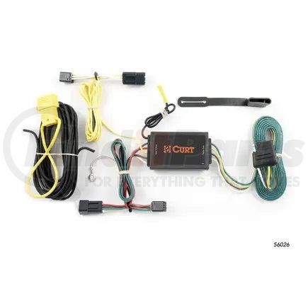CURT MANUFACTURING 56026 Custom Wiring Harness; 4-Way Flat Output; Select Saturn Vue; Chevrolet Captiva