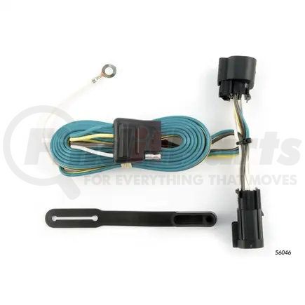 CURT Manufacturing 56046 Custom Wiring Harness; 4-Way Flat Output; Select Chevrolet Impala