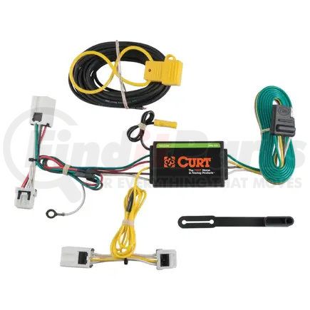 CURT MANUFACTURING 56117 Custom Wiring; 4-Flat; Select Infiniti G37 Convertible; Power-Retract Hardtop