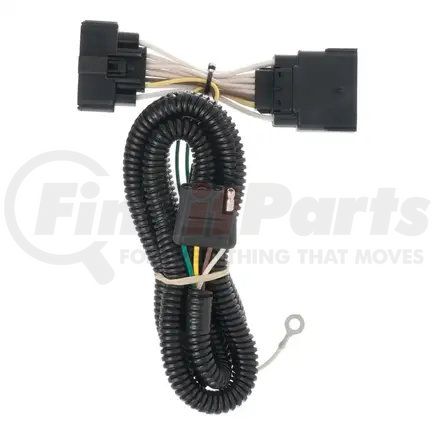 CURT Manufacturing 56172 Custom Wiring Harness; 4-Way Flat Output; Select Ford Explorer