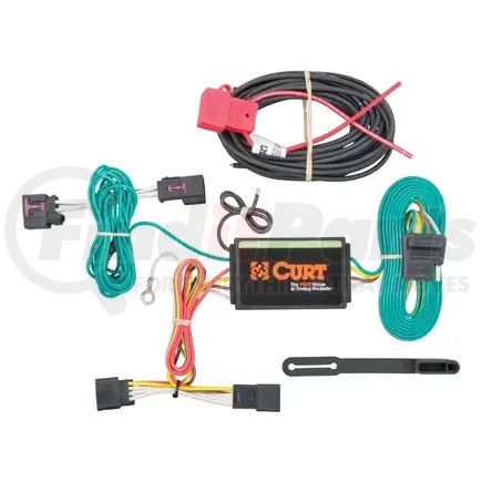CURT MANUFACTURING 56214 Custom Wiring Harness; 4-Way Flat Output; Select Chevrolet Cruze