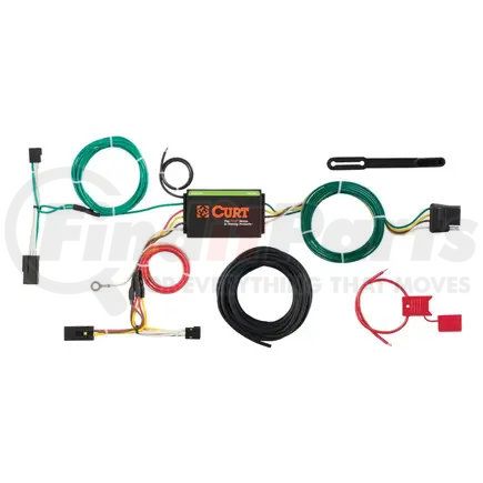 CURT MANUFACTURING 56257 Custom Wiring Harness; 4-Way Flat Output; Select Chevrolet Captiva Sport