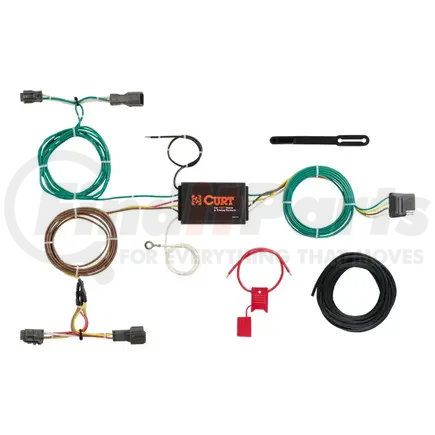 CURT Manufacturing 56256 Custom Wiring Harness; 4-Way Flat Output; Select Kia Sorento