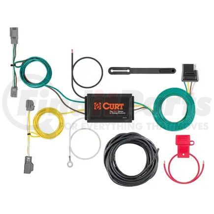 CURT MANUFACTURING 56319 Custom Wiring Harness; 4-Way Flat Output; Select Chevrolet Cruze