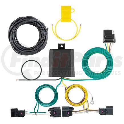 CURT Manufacturing 56372 Custom Wiring Harness; 4-Way Flat Output; Select Chevrolet Sonic