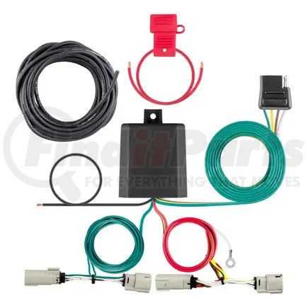 CURT Manufacturing 56468 CURT 56468 Vehicle-Side Custom 4-Pin Trailer Wiring Harness; Fits Select Ford Br