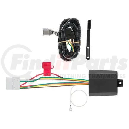 CURT Manufacturing 56480 CURT 56480 Vehicle-Side Custom 4-Pin Trailer Wiring Harness; Fits Select Toyota Highlander