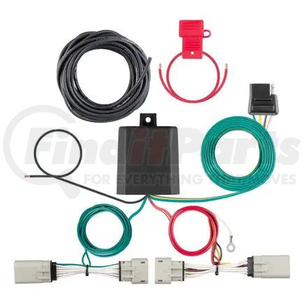 CURT MANUFACTURING 56486 CURT 56486 Vehicle-Side Custom 4-Pin Trailer Wiring Harness; Fits Select Ford F-150 with LED Taillights