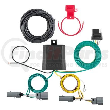 CURT MANUFACTURING 56477 CURT 56477 Vehicle-Side Custom 4-Pin Trailer Wiring Harness; Fits Select Ford Maverick