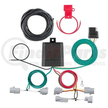 CURT MANUFACTURING 56479 CURT 56479 Vehicle-Side Custom 4-Pin Trailer Wiring Harness; Fits Select Toyota Corolla Cross