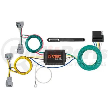 CURT MANUFACTURING 56513 Custom Wiring; 5-Way Flat Output; Select Toyota Tacoma; Hilux; T-100 Pickup