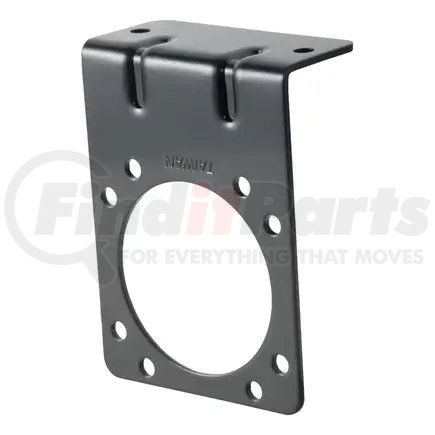 CURT Manufacturing 58510 Connector Mounting Bracket for 7-Way RV Blade (Heavy-Duty; Black)