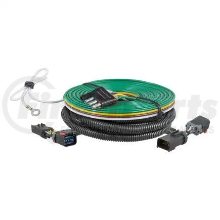 CURT MANUFACTURING 58906 Custom Towed-Vehicle RV Wiring; Select Ram 1500; 2500; 3500 with LED Taillights
