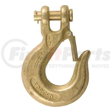 CURT Manufacturing 81980 CURT 81980 1/2-Inch Forged Steel Clevis Slip Hook with Safety Latch; 48;000 lbs; 1-1/4-In Opening; 1/2in. Pin