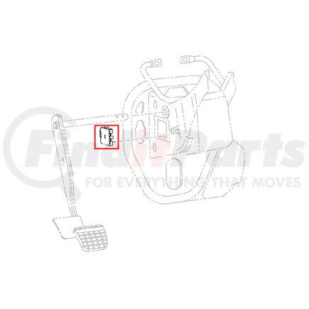 International 3534031C1 SWITCH, CRUISE CLUTCH