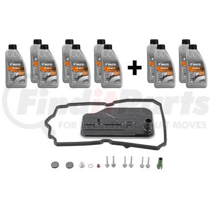 Vaico V302256XXL Kit, cambio de aceite de caja de cambios automática con aceite