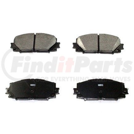 Pronto Rotor BP1184C Disc Brake Pad Set - Front, Ceramic, Slotted, Iron Backing, with Pad Shims