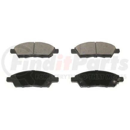Pronto Rotor BP1592C Disc Brake Pad Set - Front, Ceramic, Slotted, Iron Backing, with Pad Shims