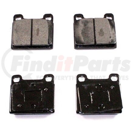 Pronto Rotor BP31C Disc Brake Pad Set - Front or Rear, Ceramic, Slotted, Iron Backing, with Pad Shims