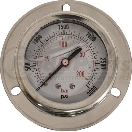 Buyers Products hpgp3 Multi-Purpose Pressure Gauge - Silicone Filled, Panel Mount, 0-3, 000 PSI