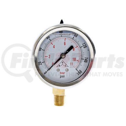 Buyers Products hpgs1 Multi-Purpose Pressure Gauge - Silicone Filled, Stem Mount, 0-1, 000 PSI