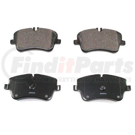 Pronto Rotor BP872C Disc Brake Pad Set - Front, Ceramic, Slotted, Iron Backing, with Pad Shims