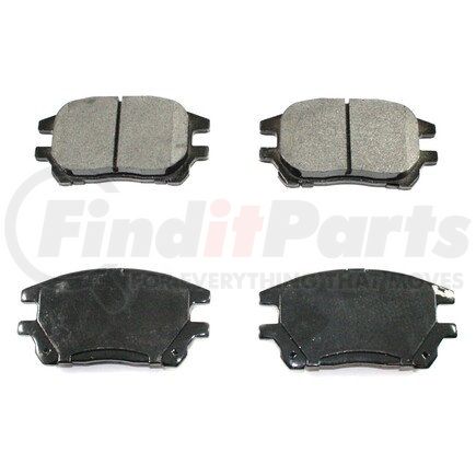 Pronto Rotor BP930C Disc Brake Pad Set - Front, Ceramic, Slotted, Iron Backing, with Pad Shims