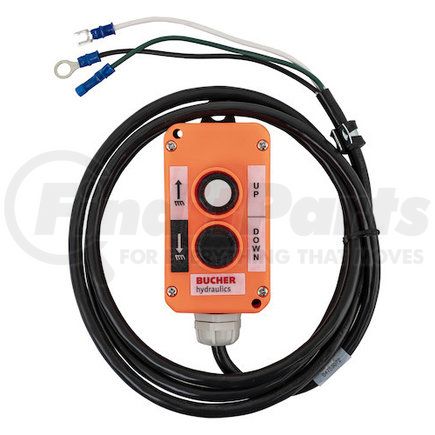 Buyers Products 17006 Hydraulic Hoist Power Control Box - 12VDC, with 3-Wire Cord and Clamp