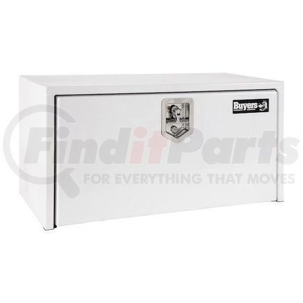 Buyers Products 1702417 Truck Tool Box - White, Steel, Underbody, 18 x 18 x 66 in.